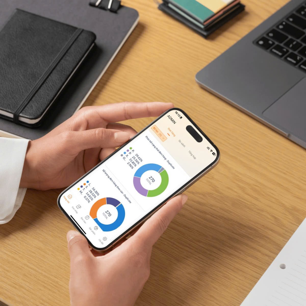 Tích hợp OMS và WMS trên ứng dụng điện thoại